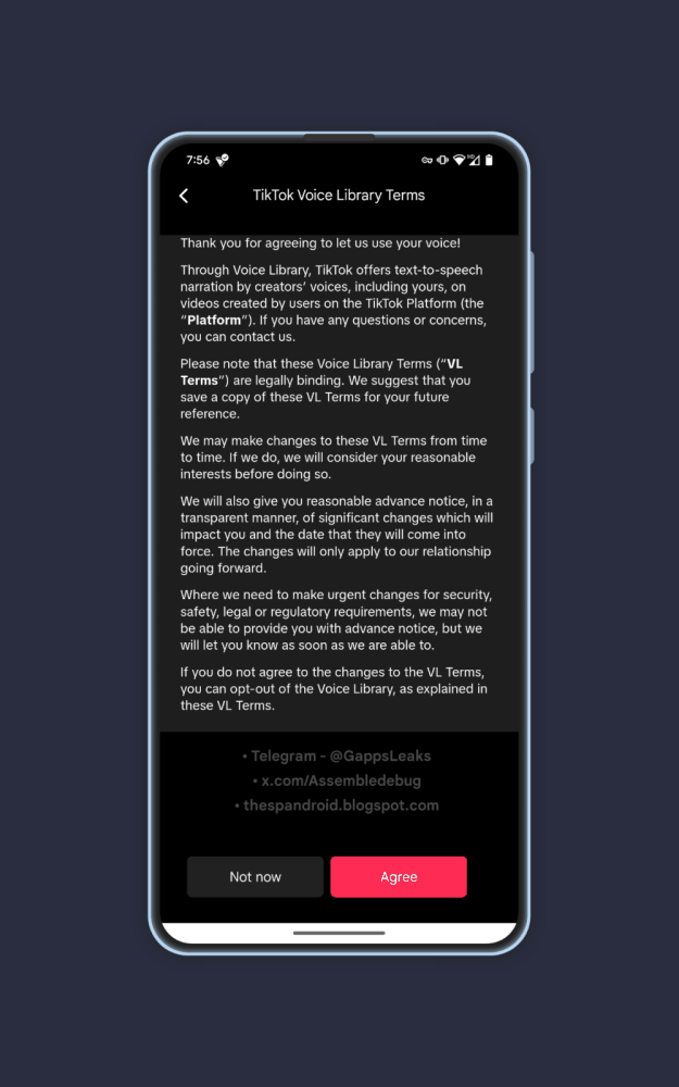 TikTok 正开发 AI 语音克隆功能,只需 10 秒即可复制你的音色插图1 TikTok 正开发 AI 语音克隆功能,只需 10 秒即可复制你的音色
