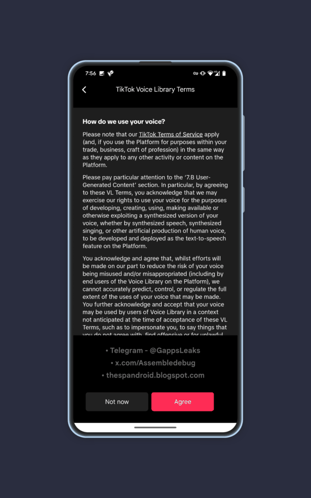 TikTok 正开发 AI 语音克隆功能,只需 10 秒即可复制你的音色插图3 TikTok 正开发 AI 语音克隆功能,只需 10 秒即可复制你的音色