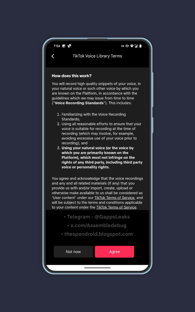 TikTok 正开发 AI 语音克隆功能,只需 10 秒即可复制你的音色插图2 TikTok 正开发 AI 语音克隆功能,只需 10 秒即可复制你的音色