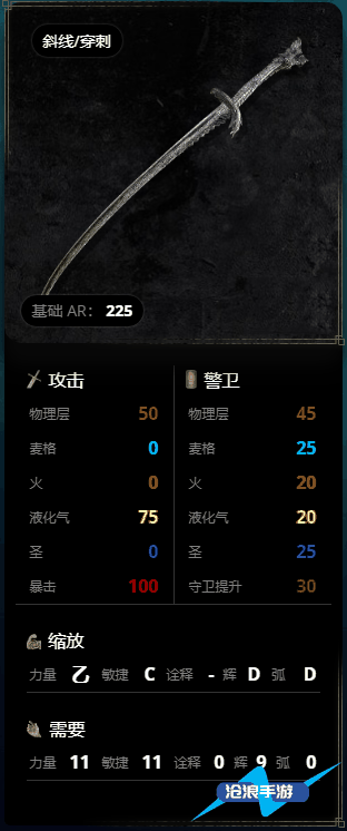 艾尔登法环武器图鉴插图10 艾尔登法环武器图鉴