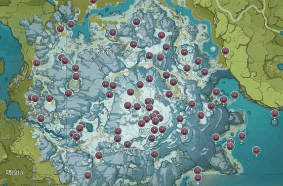 《原神》绯红玉髓详细位置图解