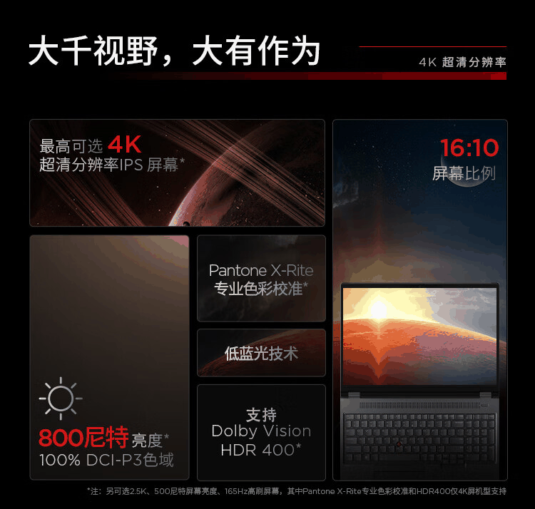 联想 ThinkPad P16 / P16v 2024 移动工作站开启预约:RTX Ada 专业显卡,15999 元起插图2 联想 ThinkPad P16 / P16v 2024 移动工作站开启预约:RTX Ada 专业显卡,15999 元起
