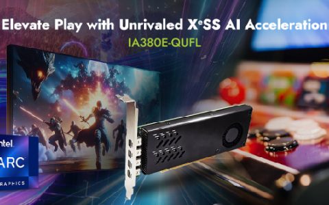 安提国际 Aetina 推出锐炫 Arc A380E 嵌入式显卡：单槽半高设计、50W 功耗