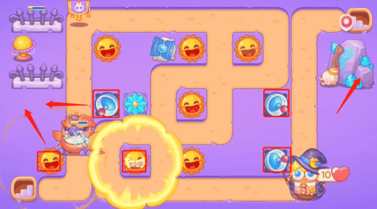 《保卫萝卜4》阿波与魔法宝藏第五关攻略插图3 《保卫萝卜4》阿波与魔法宝藏第五关攻略