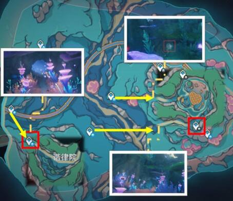 《原神》诺思托伊区旧日之海隐藏地图锚点一览插图3 《原神》诺思托伊区旧日之海隐藏地图锚点一览