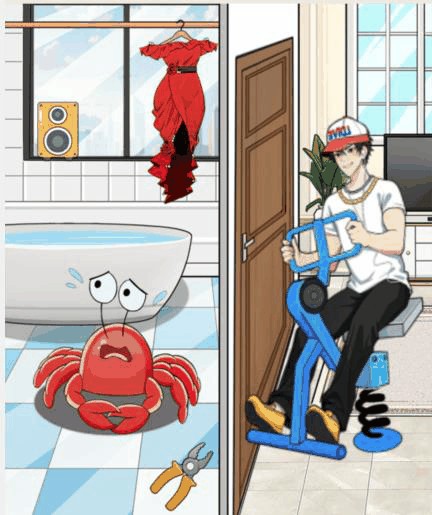 《想不到鸭》蟹帝变身帮助蟹帝变美出游通关攻略插图1 《想不到鸭》蟹帝变身帮助蟹帝变美出游通关攻略