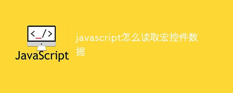 javascript怎么读取宏控件数据？javascript中读取宏控件数据的方式