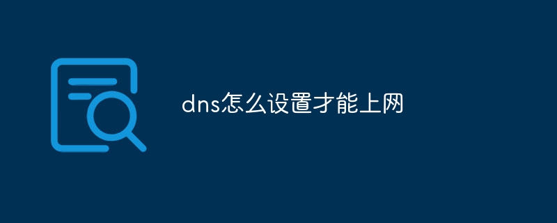 dns怎么设置才能上网插图 dns怎么设置才能上网