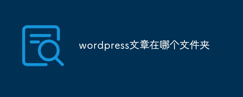 wordpress文章在哪个文件夹插图 wordpress文章在哪个文件夹