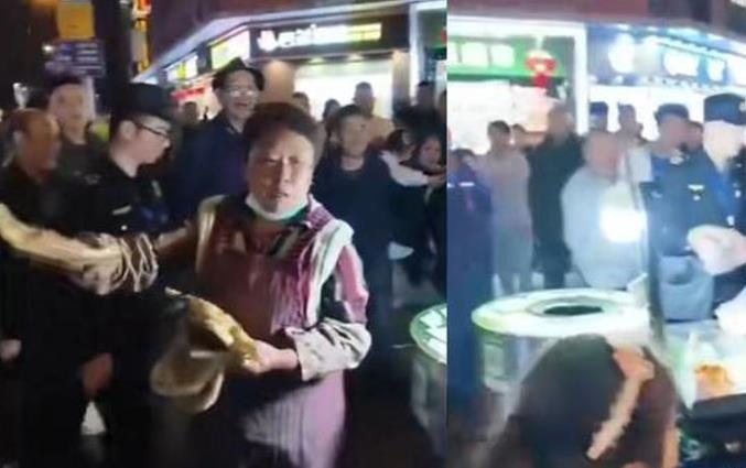 烧饼摊主被城管查扣的具体原因 现场免费送饼