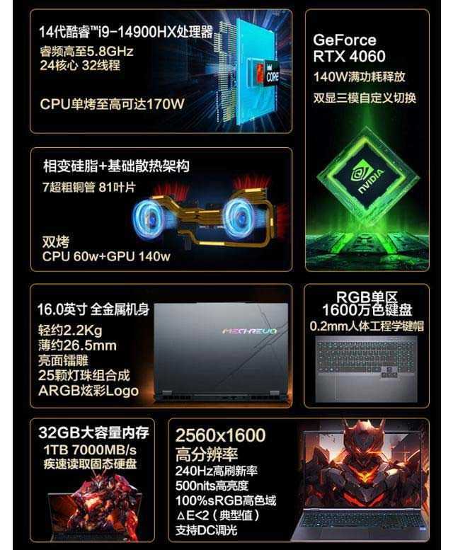 游戏玩家福音 双烤达200W! 机械革命耀世16Pro游戏本开售插图3 游戏玩家福音 双烤达200W! 机械革命耀世16Pro游戏本开售插图3
