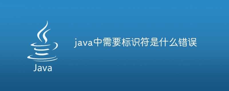 java中需要标识符是什么错误