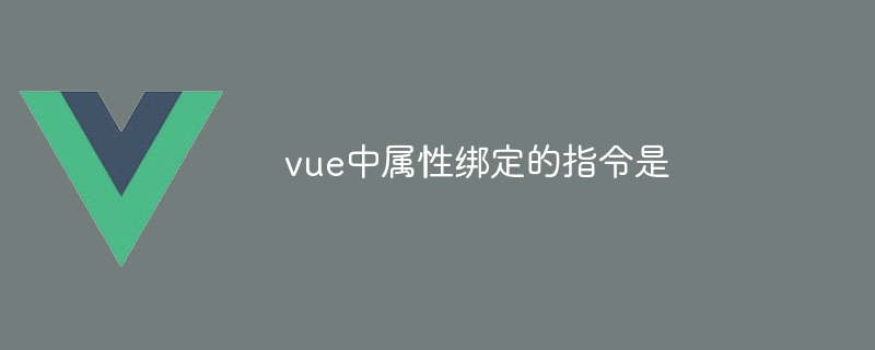 vue中属性绑定的指令是