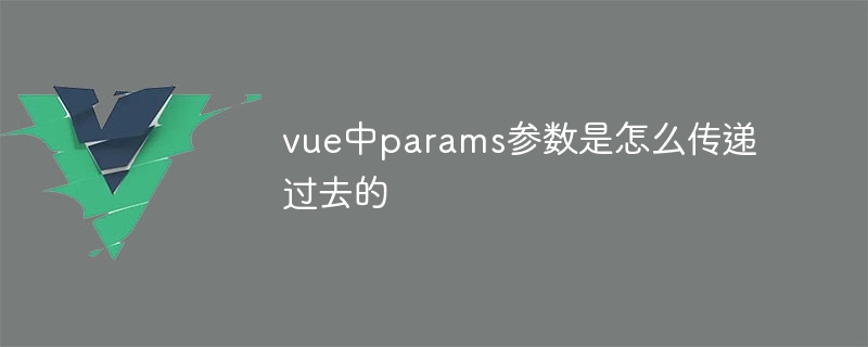 vue中params参数是怎么传递过去的