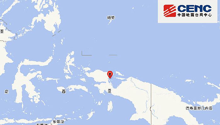 印尼地震最新消息:西巴布亚省附近海域发生5.8级地震插图 印尼地震最新消息:西巴布亚省附近海域发生5.8级地震