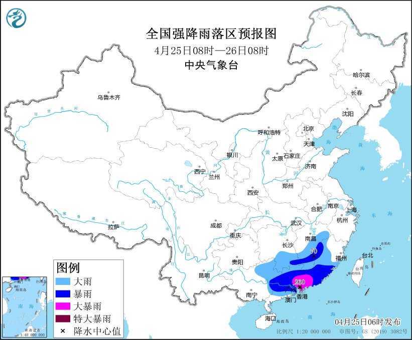 福建广西等地有强对流天气 27日至30日江南华南仍有较强降雨