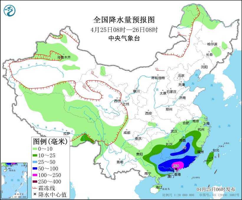 福建广西等地有强对流天气 27日至30日江南华南仍有较强降雨