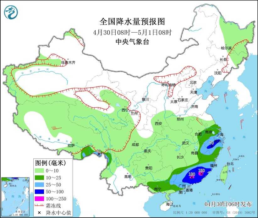 福建广东等地有强降水和强对流 中央气象台继续发布暴雨黄色预警和强对流天气橙色预警