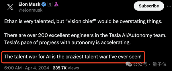 马斯克感叹硅谷AI春招太疯狂：千万年薪随便开！