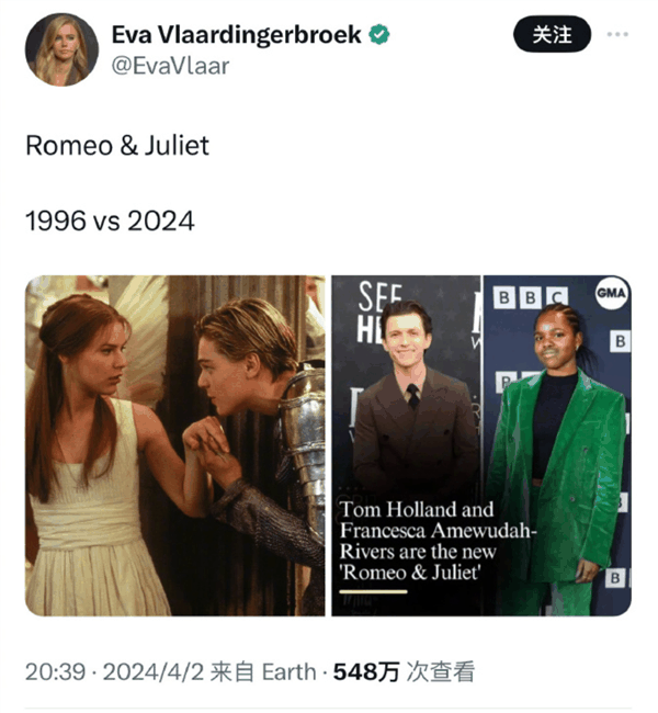 新《罗密欧与朱丽叶》来了 女主把老外逼疯：老IP为何都要黑人参演