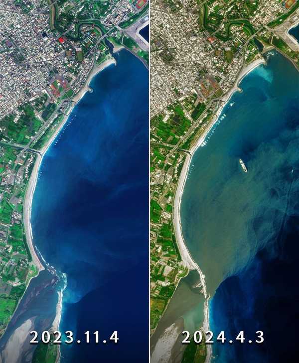 25年来最大！卫星直击台湾花莲7.3级强震：已致9死821伤127人受困