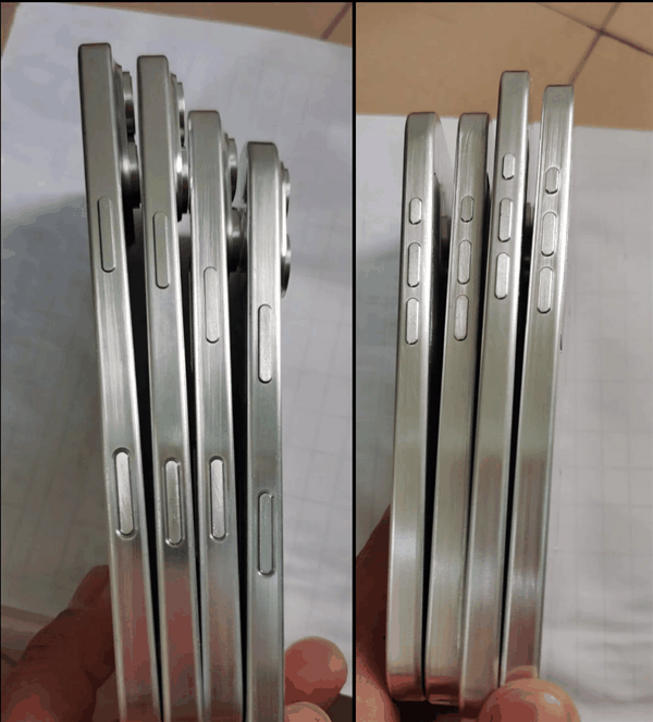 iPhone 16系列机模出炉：斜向相机排布终于换样式了 