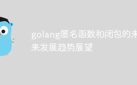 golang匿名函数和闭包的未来发展趋势展望
