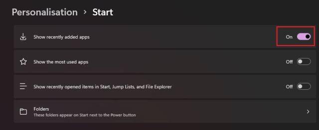 Win11怎么自定义开始菜单?Win11自定义开始菜单教程插图7 Win11怎么自定义开始菜单_Win11自定义开始菜单教程