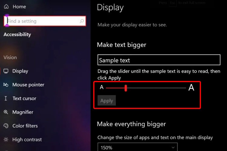 windows 11系统怎样更改字体大小?win11设置字体大小的技巧插图3 windows 11系统怎样更改字体大小_win11设置字体大小的技巧