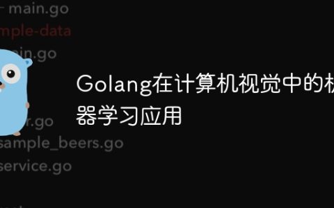 Golang在计算机视觉中的机器学习应用