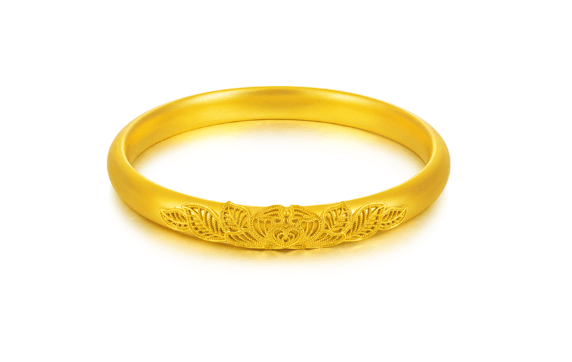 黄金手镯是带花纹的好看还是不带花纹的好看?黄金手镯带花纹好还是光面好