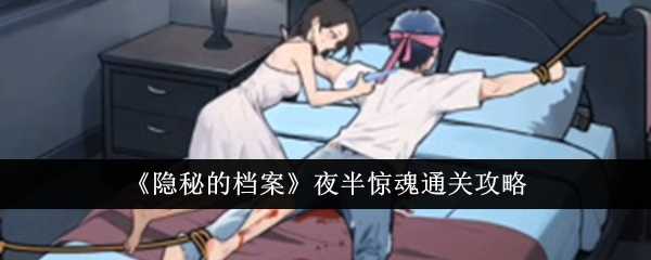《隐秘的档案》夜半惊魂通关攻略插图 《隐秘的档案》夜半惊魂通关攻略