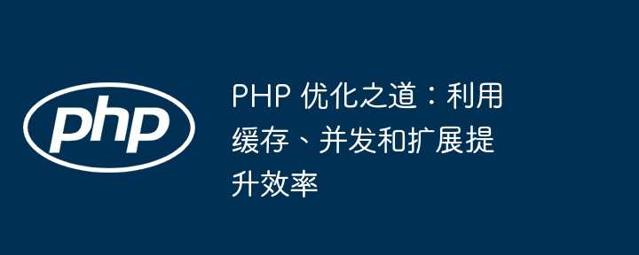 PHP 优化之道:利用缓存、并发和扩展提升效率插图 PHP 优化之道:利用缓存、并发和扩展提升效率