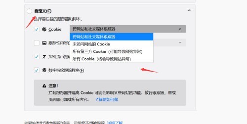 火狐浏览器怎么设置浏览器隐私 火狐浏览器设置浏览器隐私的方法插图5 火狐浏览器怎么设置浏览器隐私 火狐浏览器设置浏览器隐私的方法