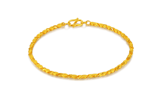 黄金手镯自己打的好还是金店买的好1