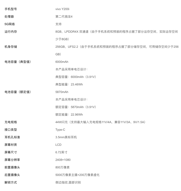 vivo Y200 GT 手机 5 月 20 日发布：后置双摄、可选黑 / 蓝双色