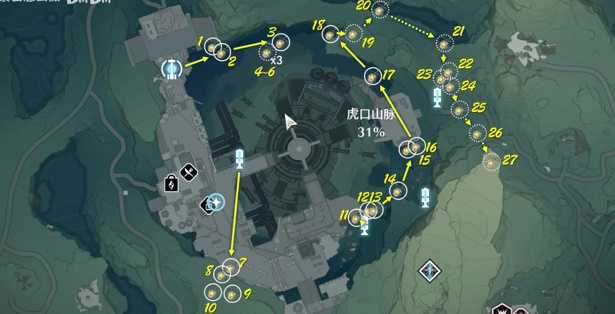 《鸣潮》灯笼果采集路线插图1 《鸣潮》灯笼果采集路线