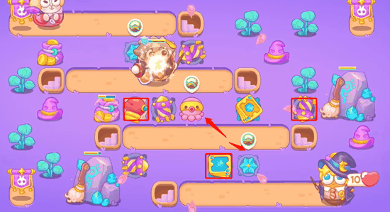 《保卫萝卜4》阿波与魔法宝藏第40关通关攻略