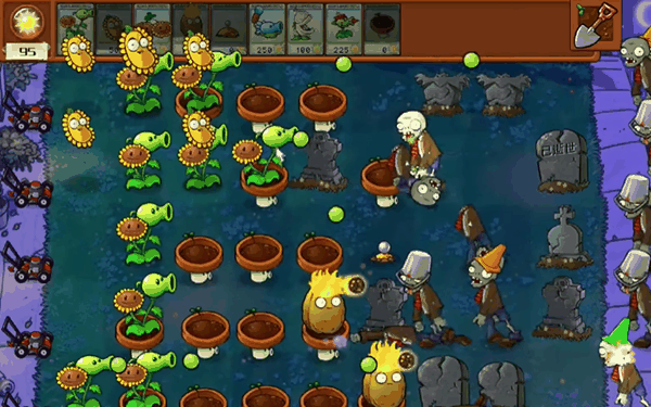 《植物大战僵尸杂交版》冒险4关通关攻略插图3 《植物大战僵尸杂交版》冒险4关通关攻略