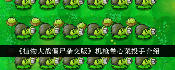 《植物大战僵尸杂交版》机枪卷心菜投手介绍