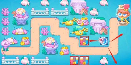 保卫萝卜4嗨钓度假岛第1关怎么过插图 保卫萝卜4嗨钓度假岛第1关怎么过