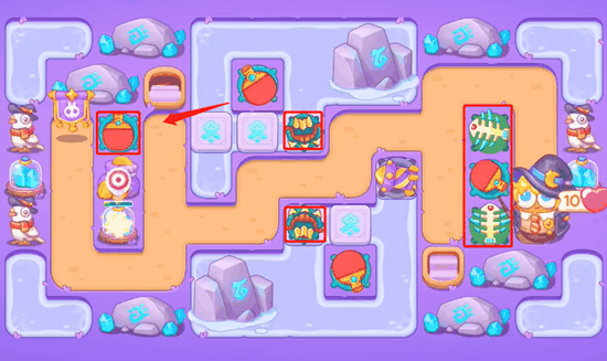 《保卫萝卜4》阿波与魔法宝藏第49关通关攻略插图2 《保卫萝卜4》阿波与魔法宝藏第49关通关攻略