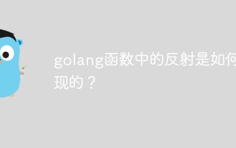 golang函数中的反射是如何实现的？