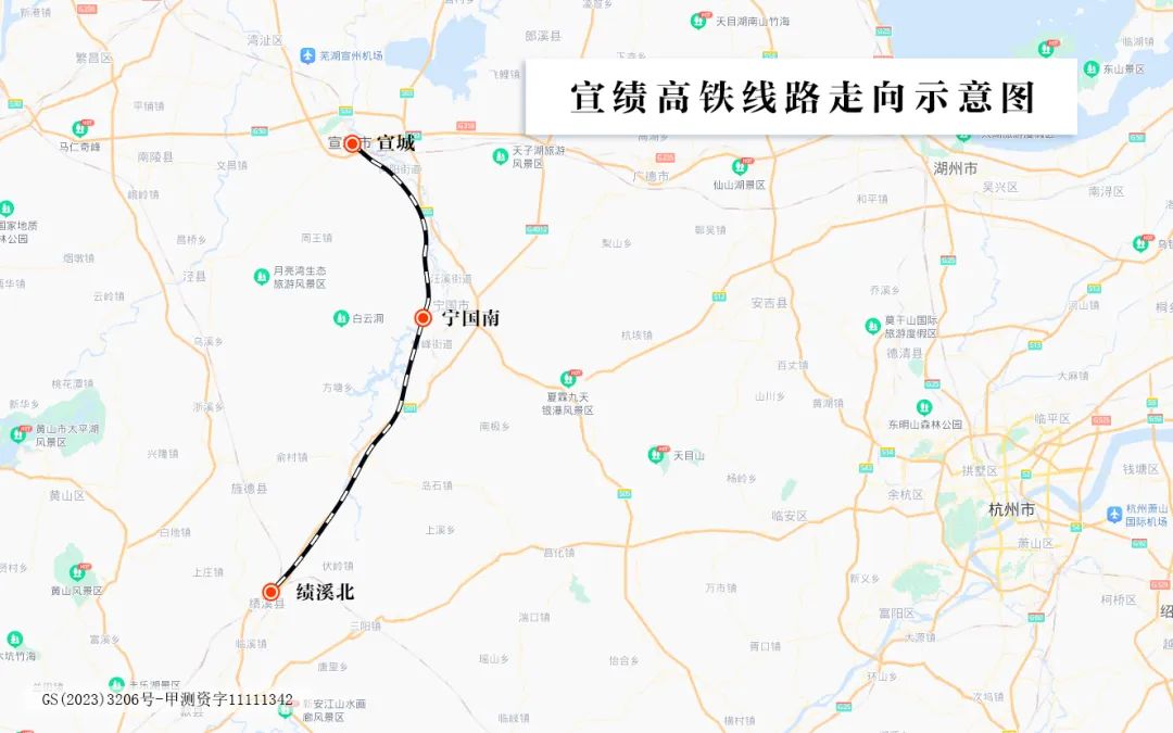 宣绩高铁进入静态验收阶段：设计时速 350 公里，年内开通