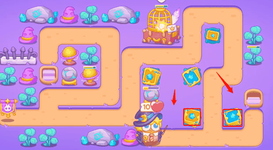 《保卫萝卜4》阿波与魔法宝藏第63关通关攻略插图2 《保卫萝卜4》阿波与魔法宝藏第63关通关攻略