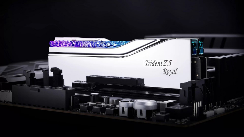 芝奇推出 Trident Z5 Royal 皇家戟系列 DDR5 内存条,首发规格至高 8400MT/s插图 芝奇推出 Trident Z5 Royal 皇家戟系列 DDR5 内存条,首发规格至高 8400MT/s