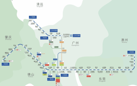 广东跨市“地铁”今日开通：全长 258 公里，横跨广州、惠州等 5 座城市