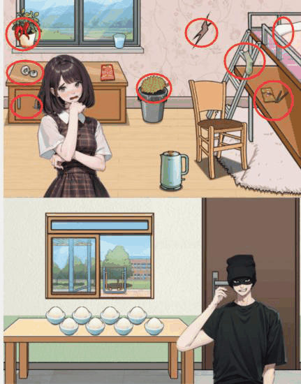 《文字找茬大师》偷吃外卖教训偷吃外卖的人通关攻略插图1 《文字找茬大师》偷吃外卖教训偷吃外卖的人通关攻略