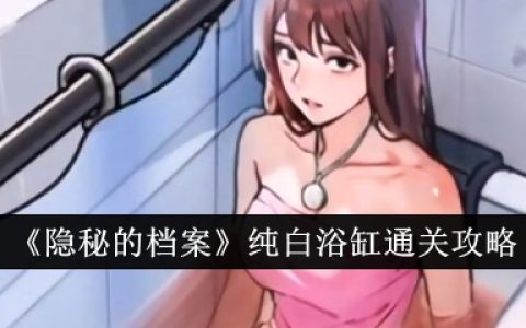 《隐秘的档案》纯白浴缸通关攻略