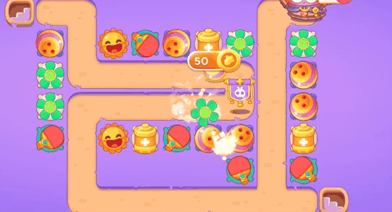 《保卫萝卜4》阿波与魔法宝藏第76关通关攻略